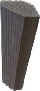 Baguette d'angle INTERIEURE - Douglas - 35 x 35 mm x 3.25 ml - Traité CL3 Gris